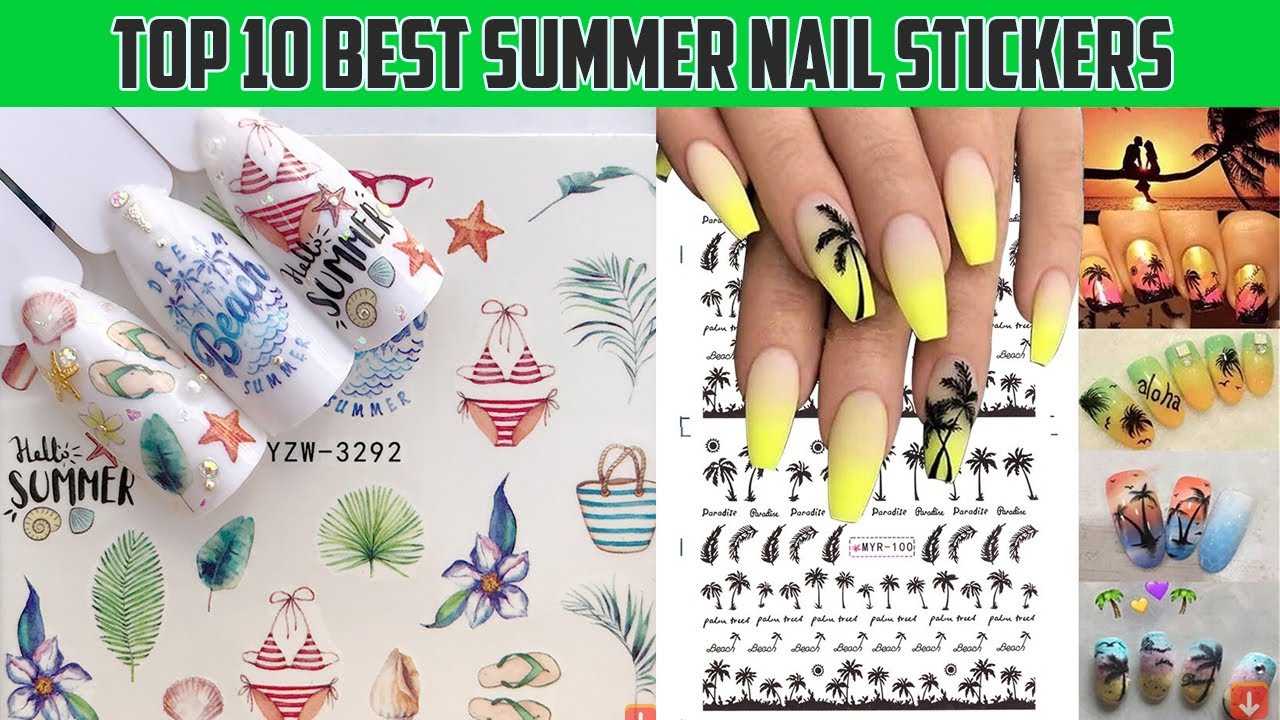 Top 10 Best Summer Nail Art Stickers | Summer Nail Art at Home | Ladies Corner