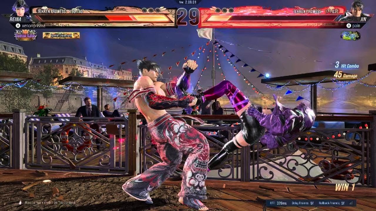 TEKKEN8_Xenon vs pain (defeat)