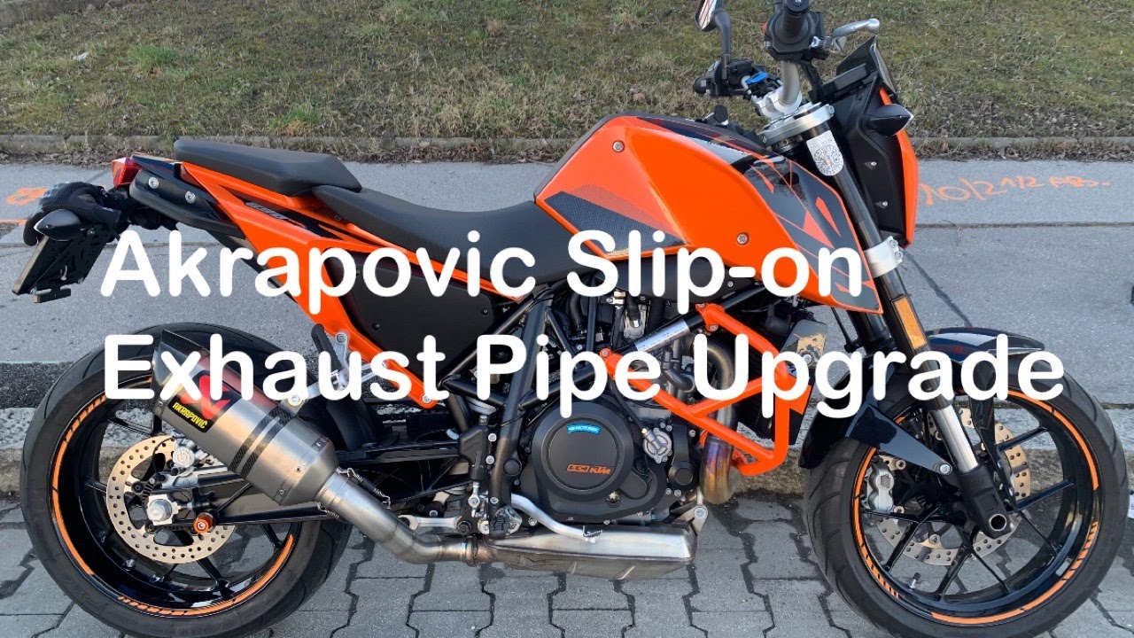 Akrapovic Slip-on Titanium Exhaust Pipe Upgrade/KTM Duke 690