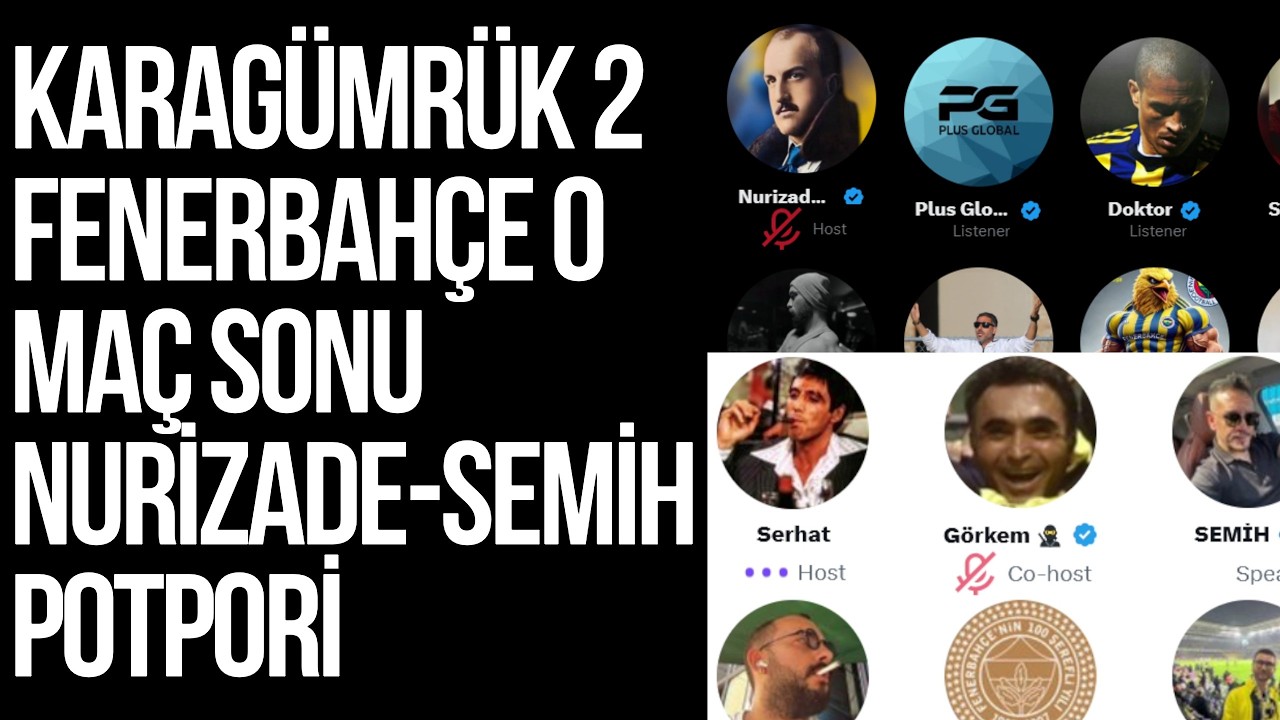 FB Space Odası | Karagümrük 2-0  Fenerbahçe Maç Sonu Potpori Çok Sert