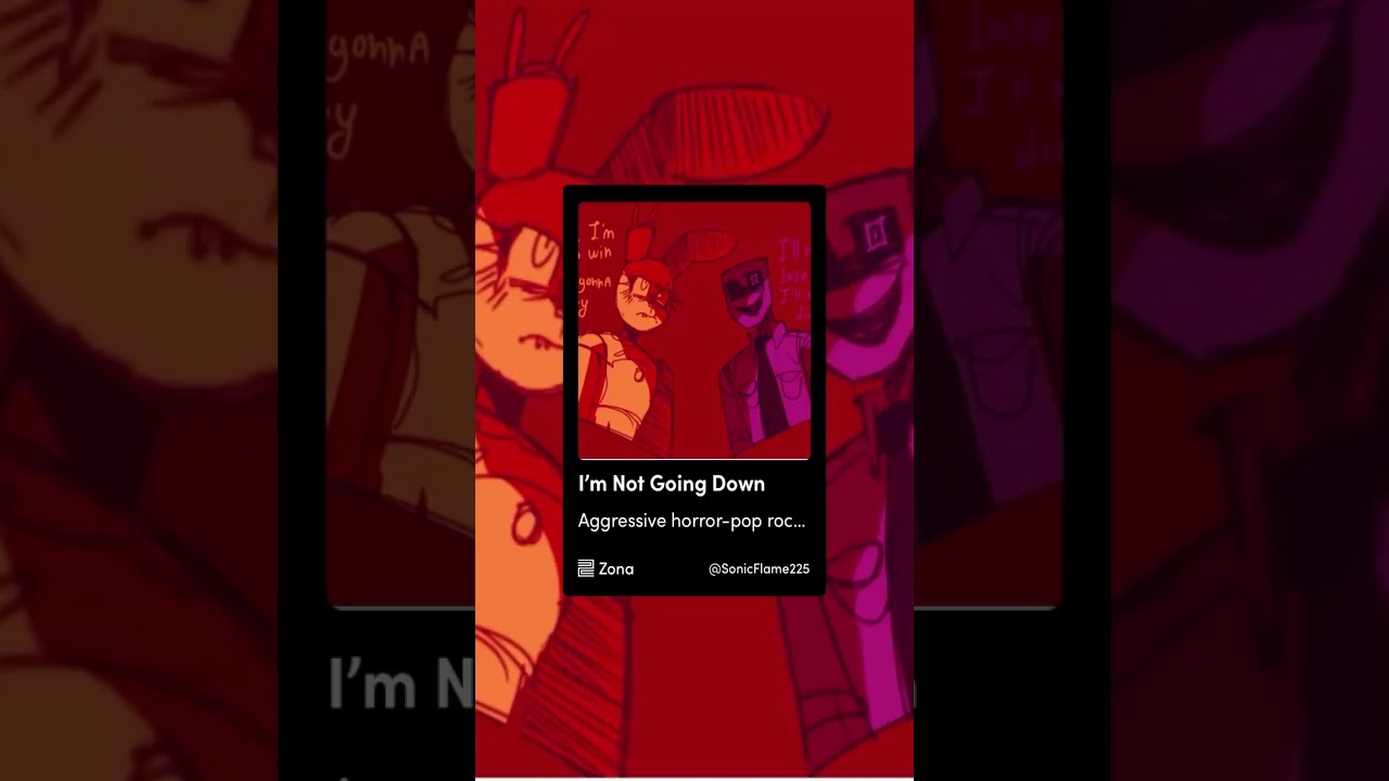 I’m not going down 