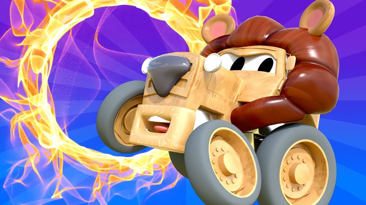 Troy The Train -  Special Lion Day - Ben is The Lion - Car City ! Train Cartoon for children