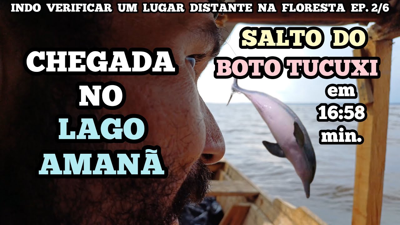 PARTE 2/6 - VIAGEM PARA FLORESTA REMOTA chegada no lago amanã