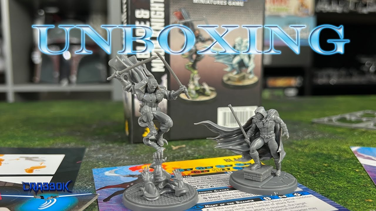 Blade and Moon Knight - Marvel Crisis Protocol Expansion Unboxing