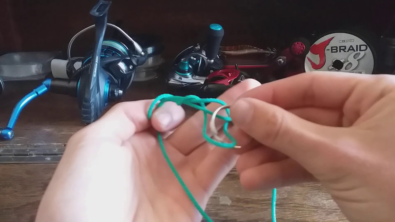Le n&oelig;ud  pour un montage drop-shot. Tutoriel n&oelig;ud de p&ecirc;che #7.