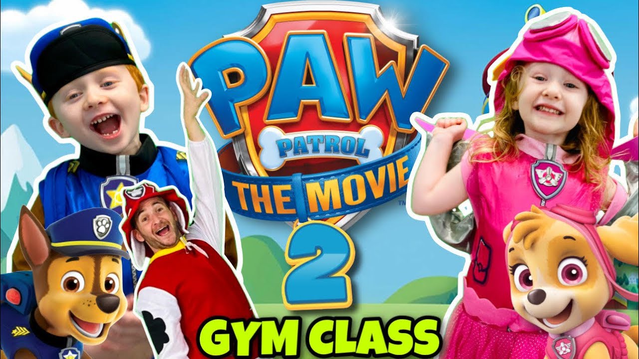 Kids Workout! PAW PATROL MOVIE 2 Gym Class! (Video Game Exercise for Kids)