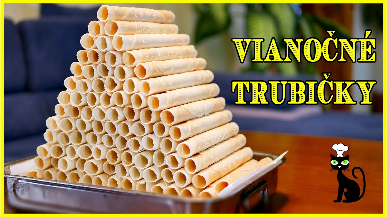 Vianočné Trubičky recept.