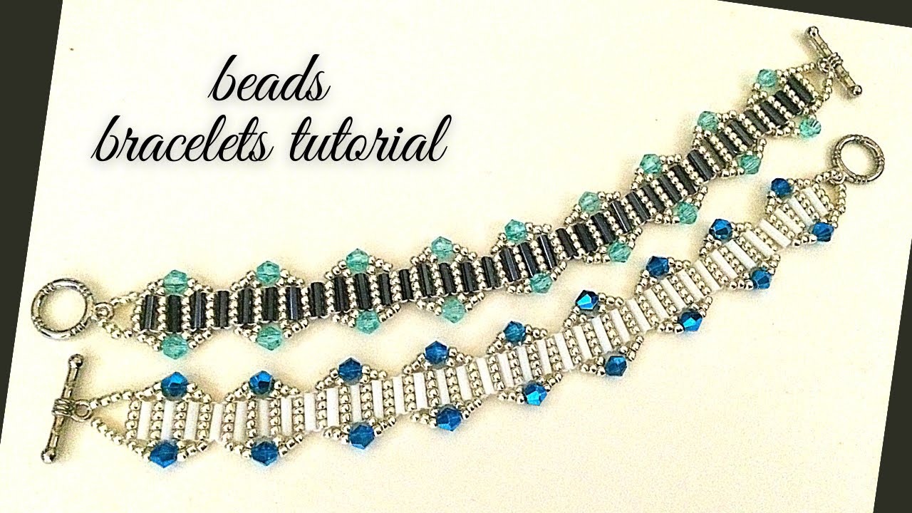 How to make beaded bracelet. Bugle beads bracelet. DIY Bracelet