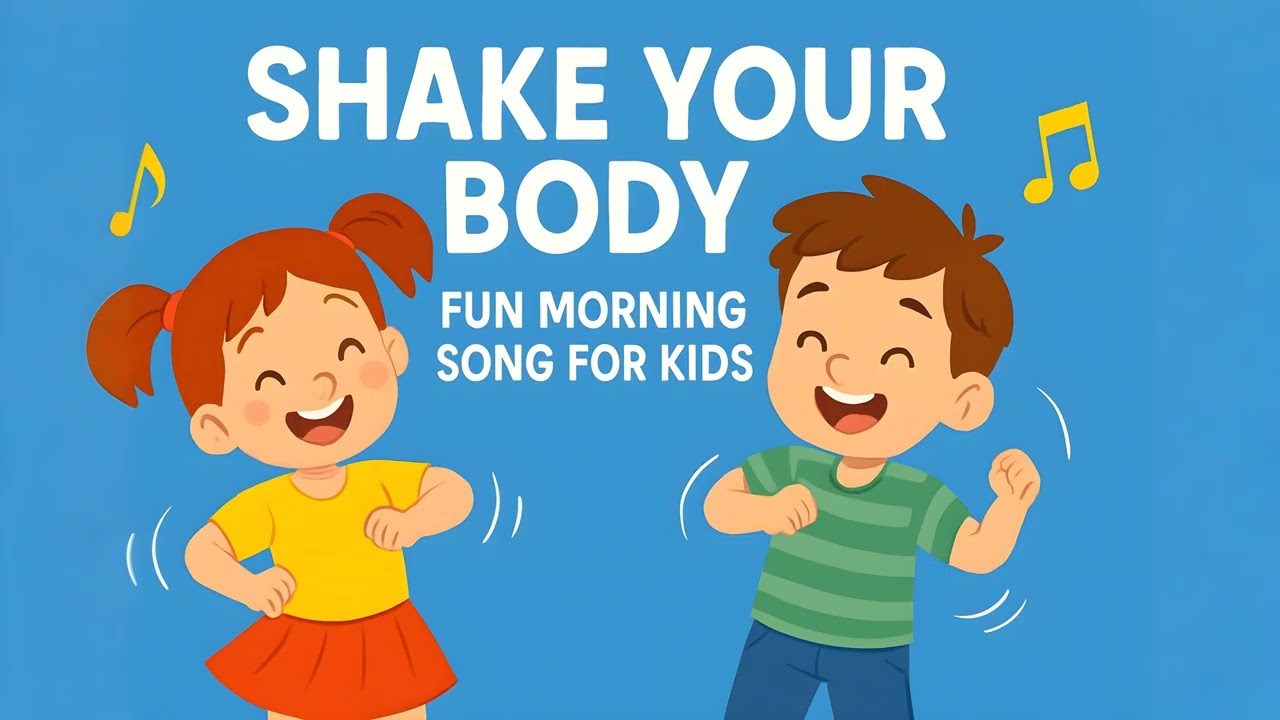 Shake Your Body Song! Fun Morning Music for Kids & Dance Party