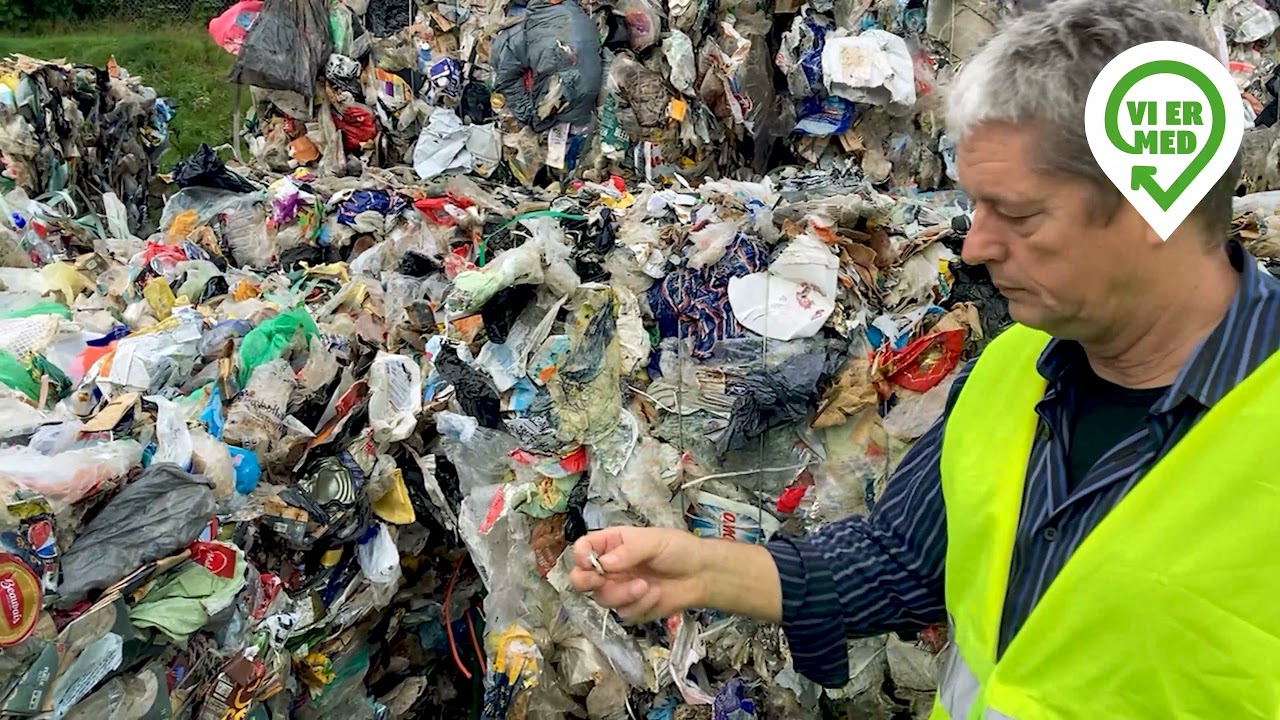 Sortering gør en forskel– Pap/papir, metal, plast, mad og drikkekartoner