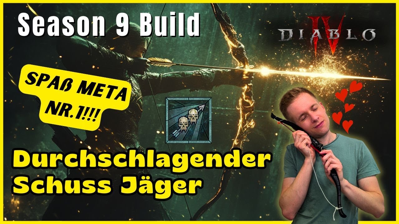 Der stärkste Spaß Build für Season 9 - Durchschlagender Schuss Jäger | Diablo 4