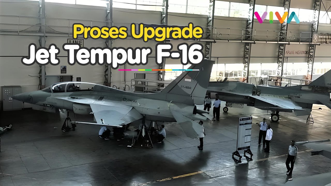 Intip Proses Upgrade Jet Tempur F-16 TNI AU