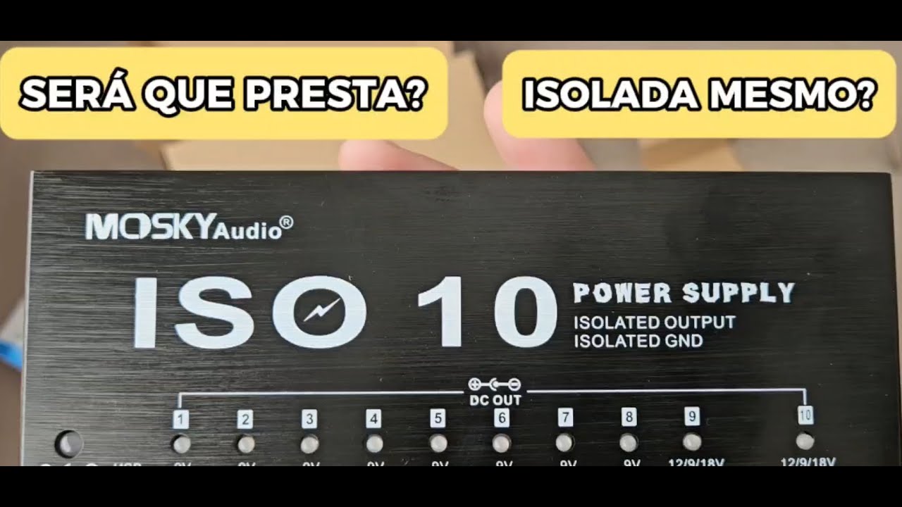UNBOXING E REVIEW - FONTE MOSKY ISO 10 (A MELHOR CUSTO BENEFÍCIO?)