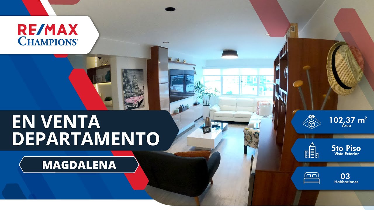 Departamento en Venta - Magdalena del Mar || RE/MAX Champions Perú