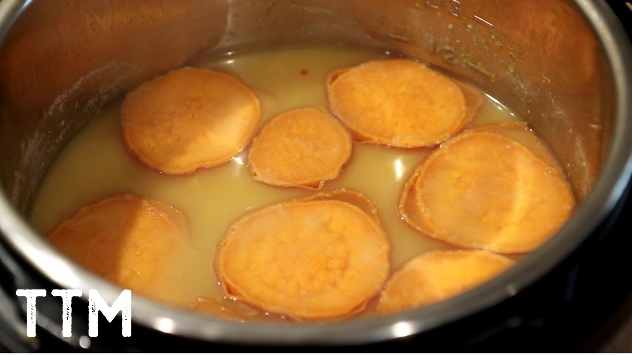 Instant Pot Pea and Sweet Potato Soup~Easy Cooking