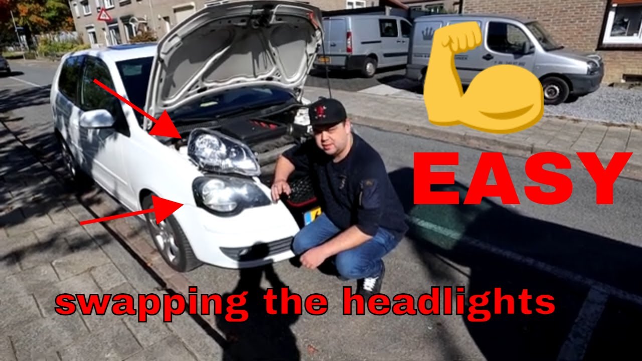 How To Replace Headlight Units On The 2006 VW Polo GTI.