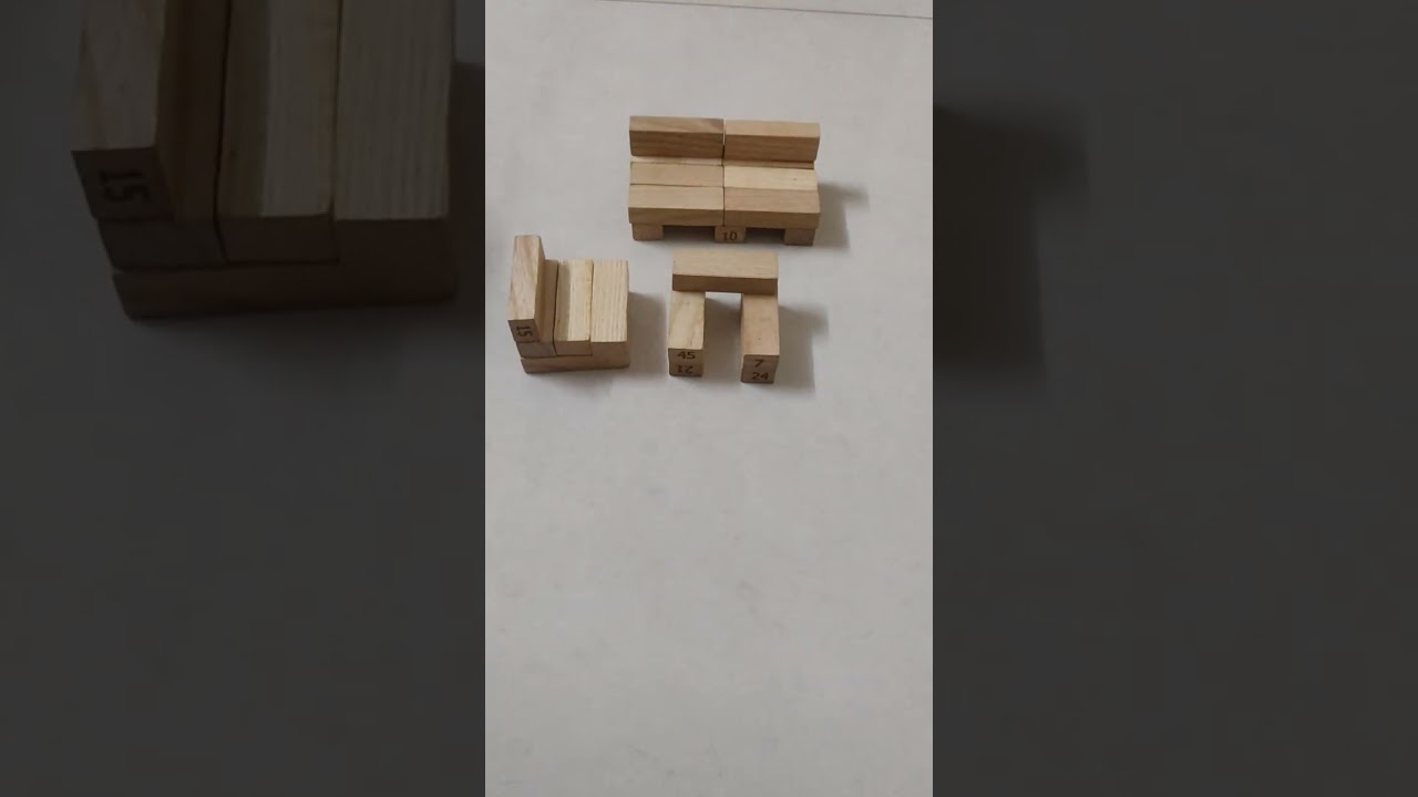 Jenga easy sofa 🛋️ and chair 🪑