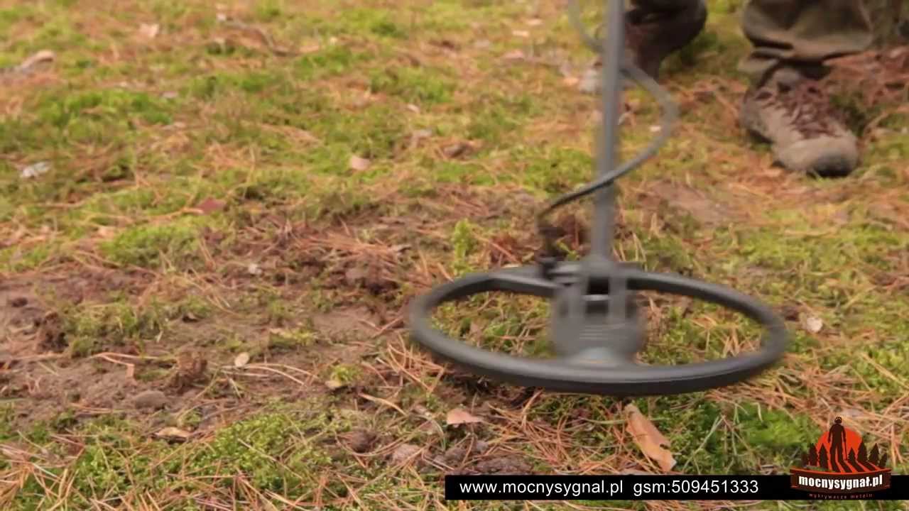 Makro CF77 Coin Finder - moneta pod starą cegłą - TEST