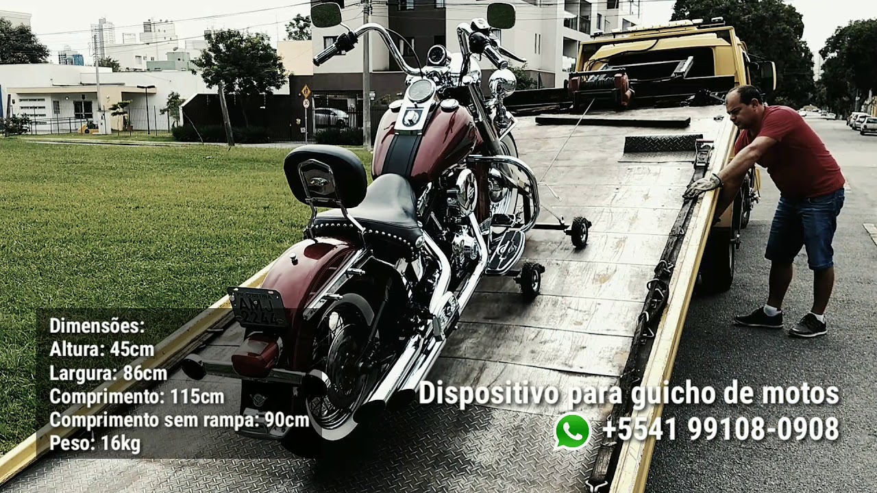 Dispositivo para guincho de motos