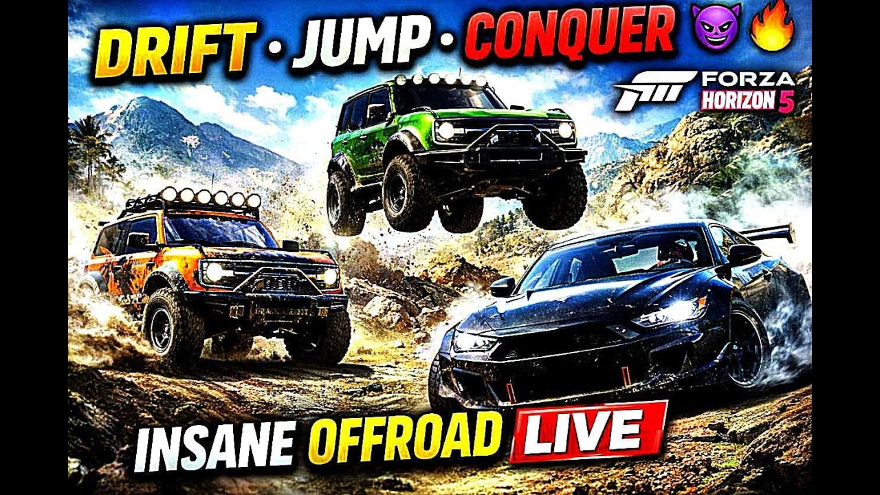 Forza Horizon 5 LIVE ! No Rules, Just Pure Driving
