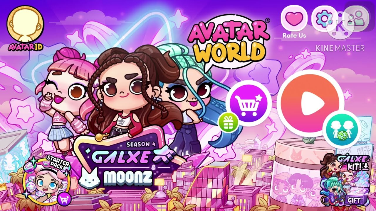 MERUBAH PENAMPILAN GALXE MOONZ #avatarworld #game #gameplay #games #gaming