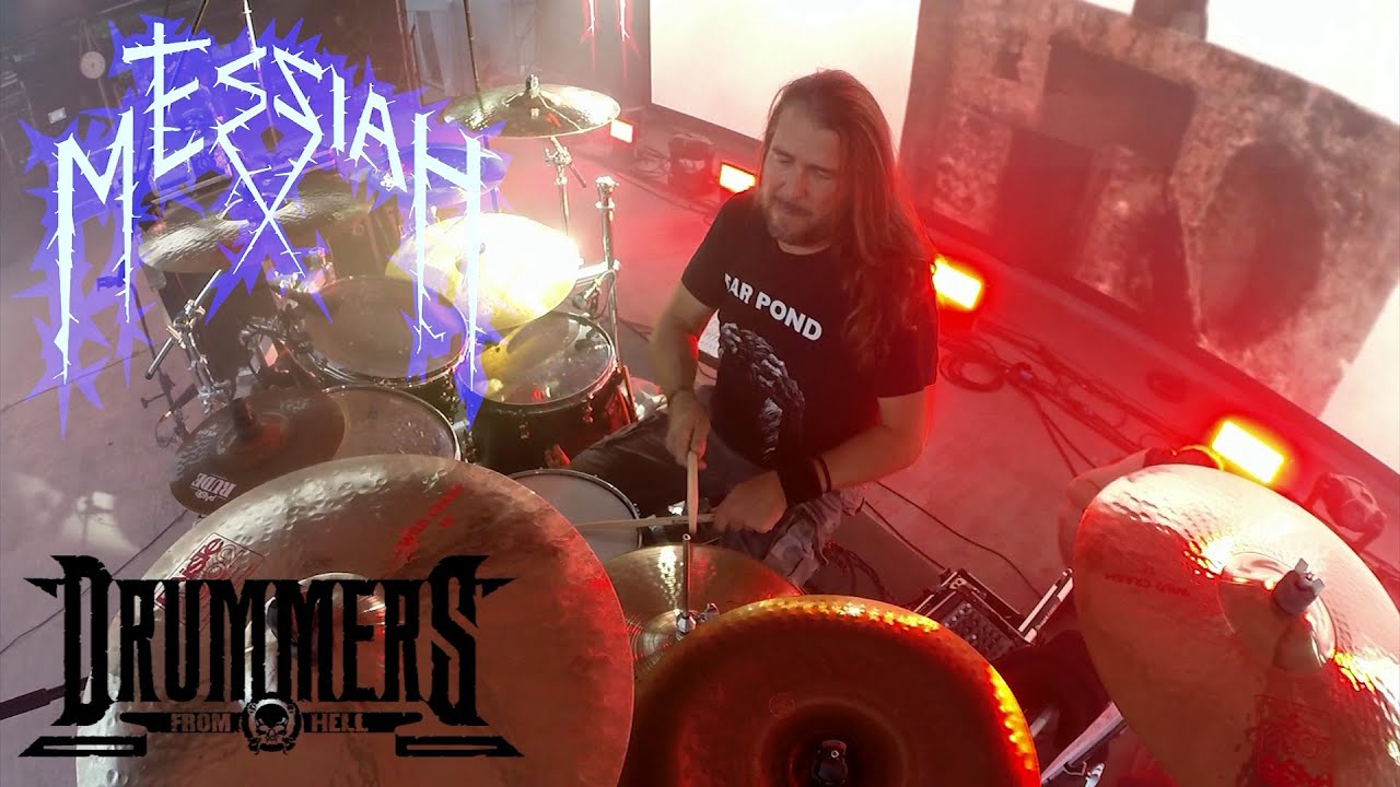MESSIAH-Christus Hypercubus. Steve Karrer. @SummerDyingLoud 2024 (Drum Cam)