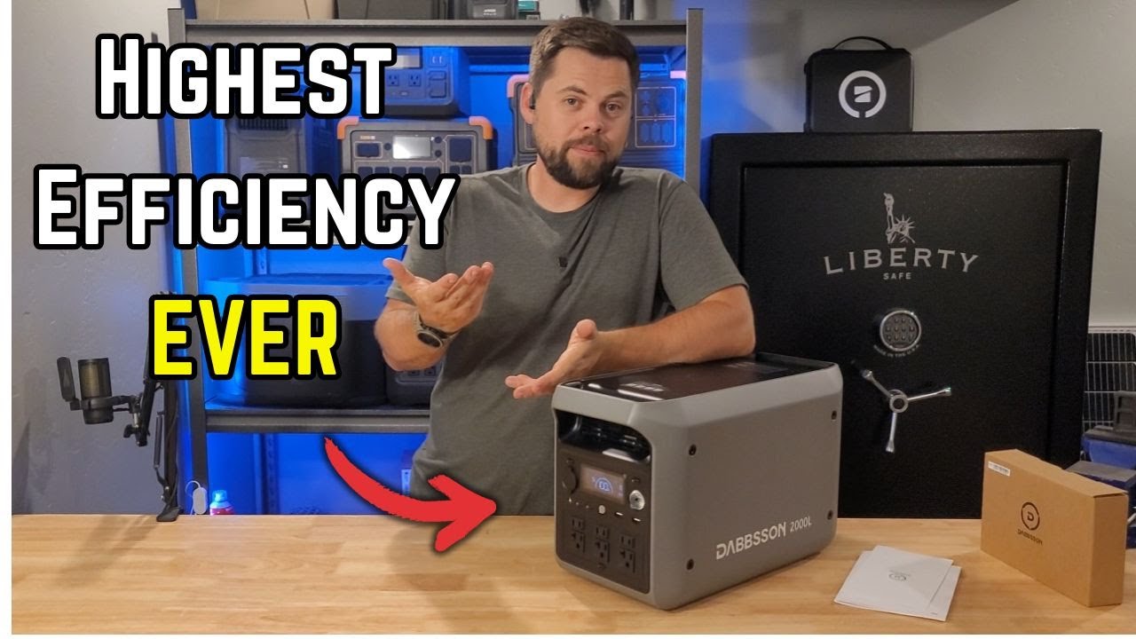 The MOST Efficient Solar Generator I've Ever Tested Dabbson 2000L