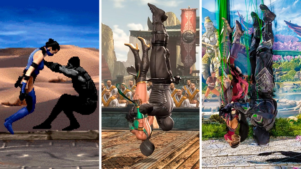 Evolution of Noob Saibot's Teleport Slam (1995-2026)