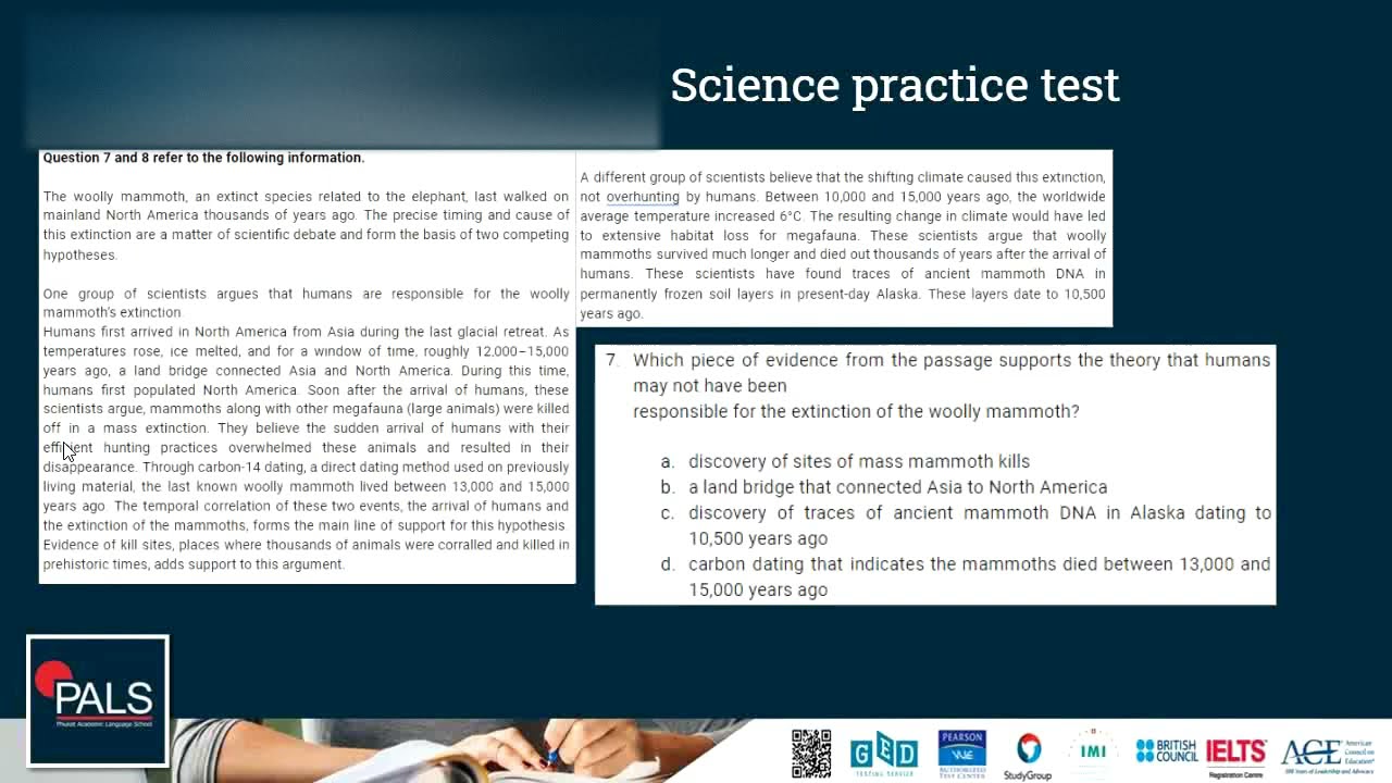 GED Ready Science Practice Test 3 part 1