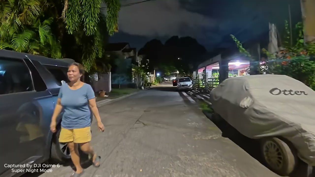 DJI Osmo 6 Super Night mode 30fps POV with music Greenwoods Cainta Philippines