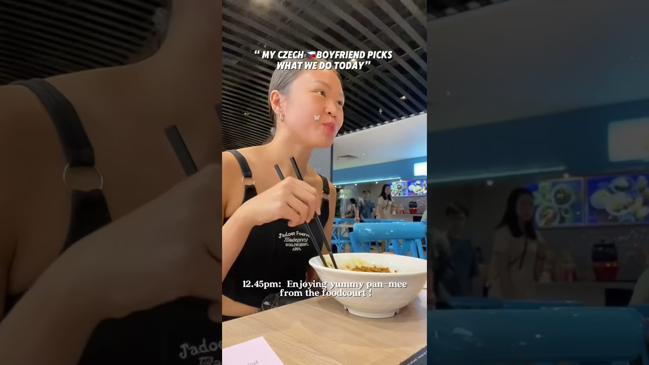 Subscribe for more mixed-couple content 😍🤩😘 #vlog #czech #foodie