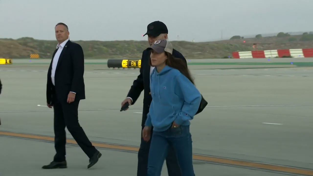 President Biden in Los Angeles for fundraiser