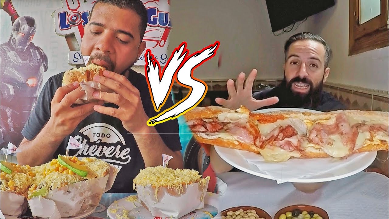 La Comida m&aacute;s Grande de ESPA&Ntilde;A / Joe BurgerChallenge Vs David Show