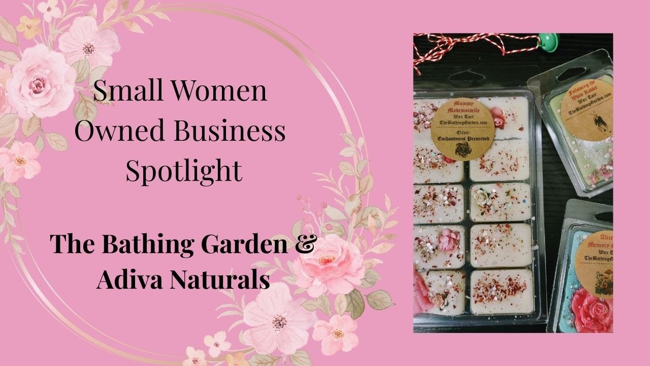 Unboxing The Bathing Garden wax & Adiva Naturals
