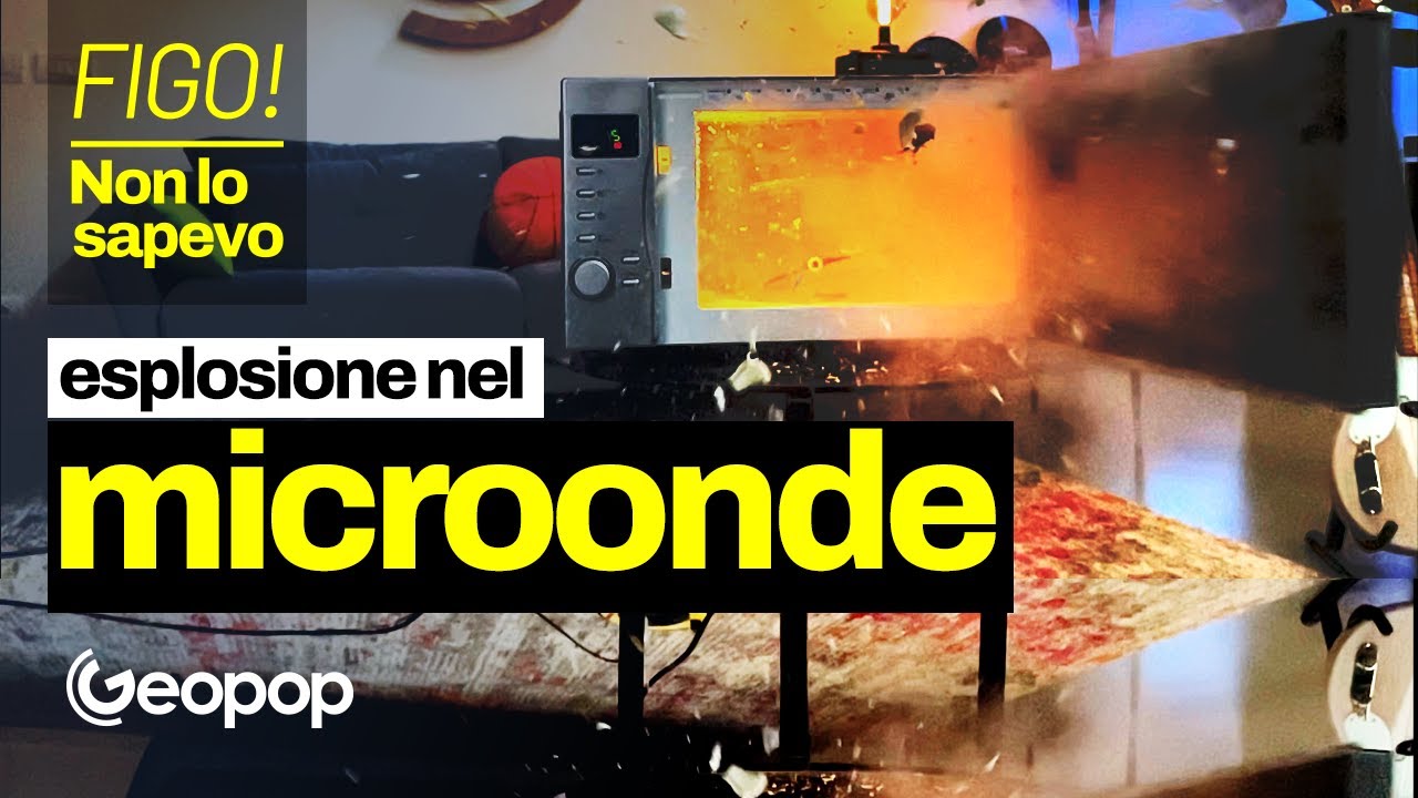 Ti sei mai chiesto come funziona un microonde? L'esperimento esplosivo