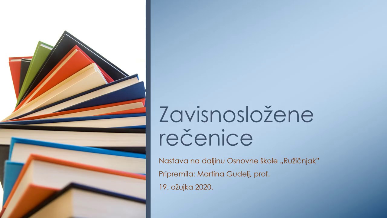 Zavisnosložene rečenice