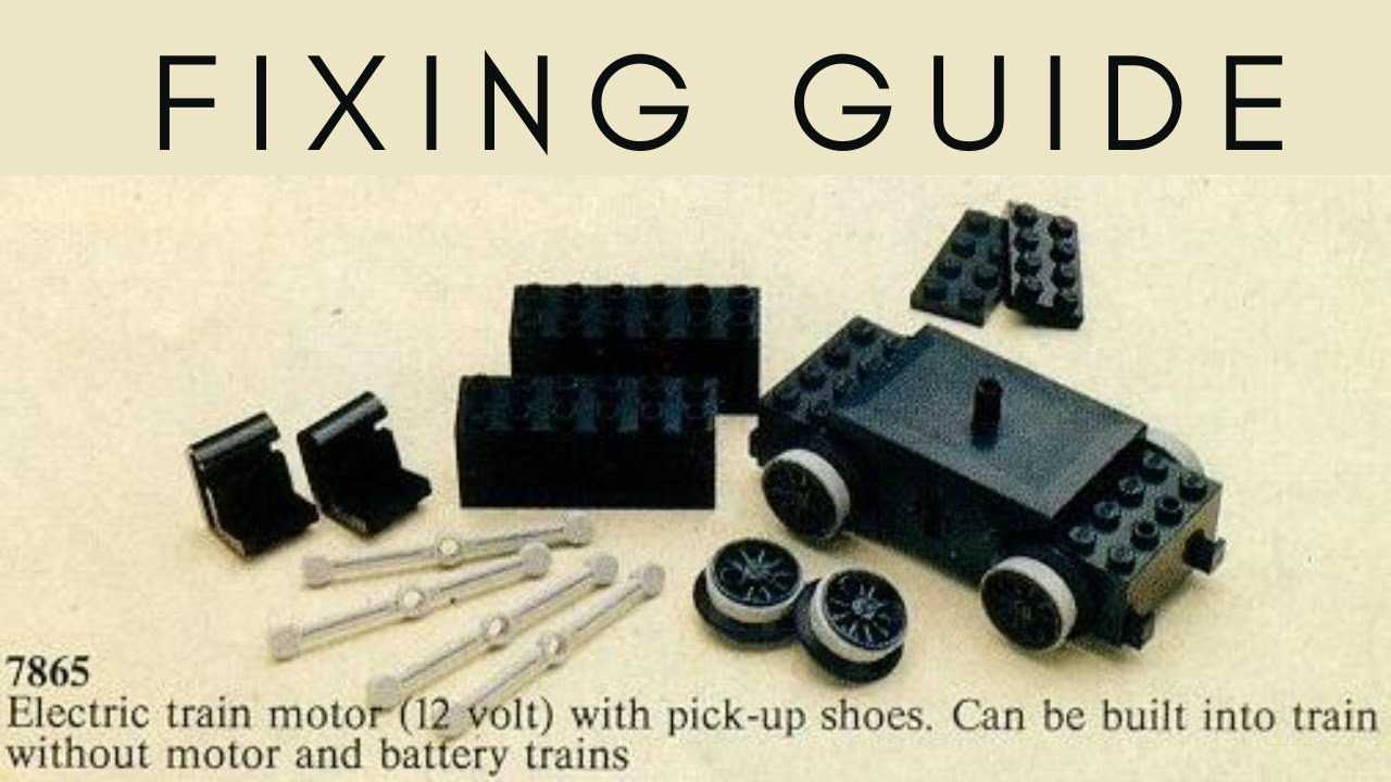 How to repair a 12v lego train motor