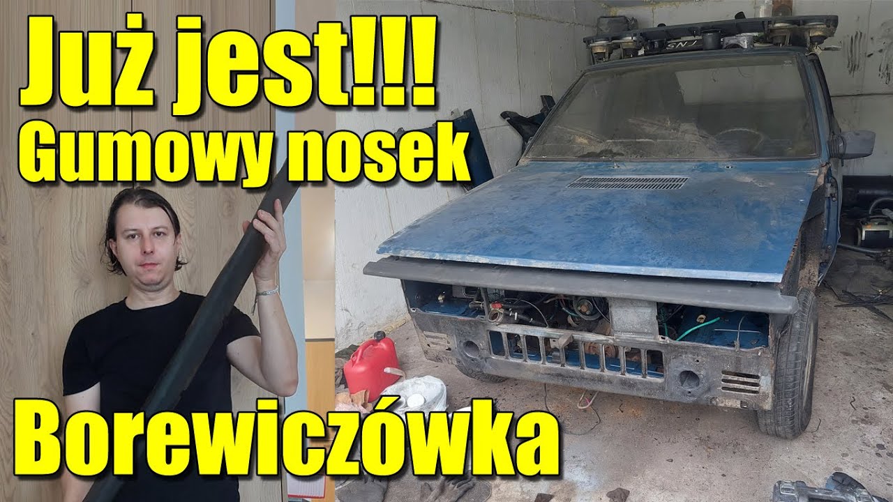 Oczyszczam komorę silnika, odnawiam podstawę akumulatora i odrdzewiam zderzak - Polonez przejściówka
