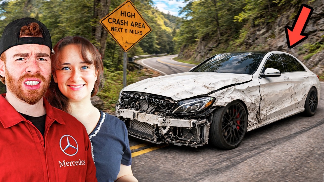 REBUILDING a WRECKED Mercedes AMG C63s & Driving It 1800 Miles to the WORLD'S MOST DANGEROUS ROAD..