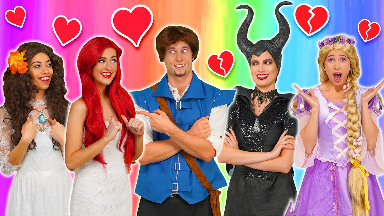 WHICH DISNEY PRINCESS WILL MARRY FLYNN RIDER? Can Rapunzel stop Ariel, Moana and Aurora. Totally TV.