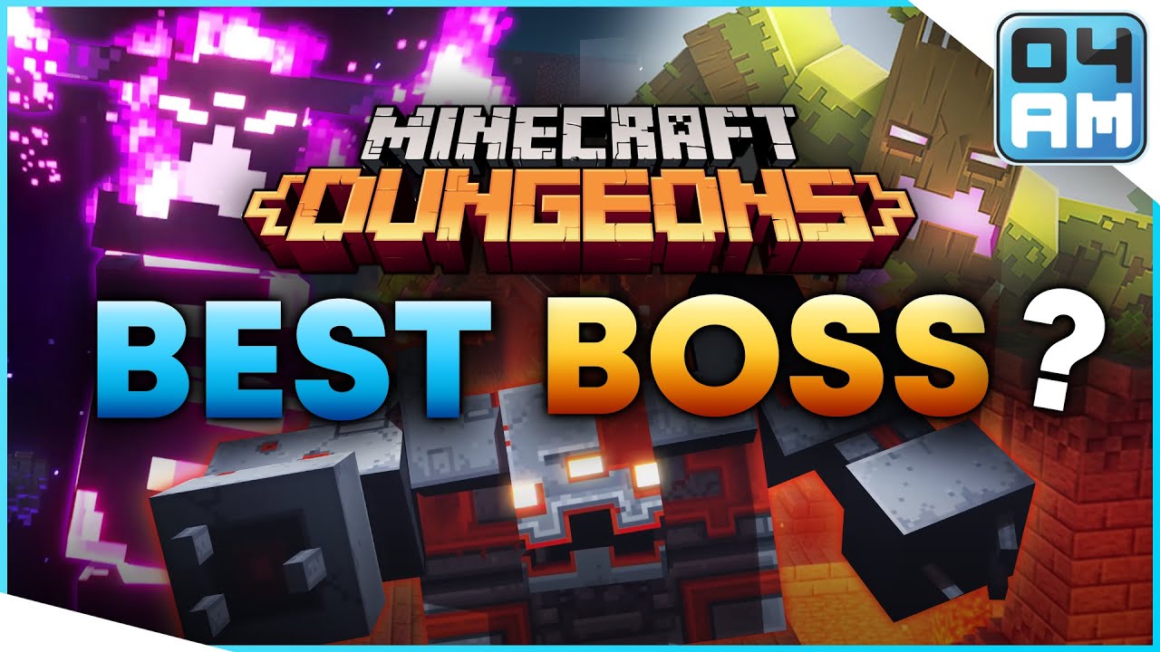 THE BEST BOSS? Ranking ALL 12 Bosses From Worst To Best in Minecraft Dungeons