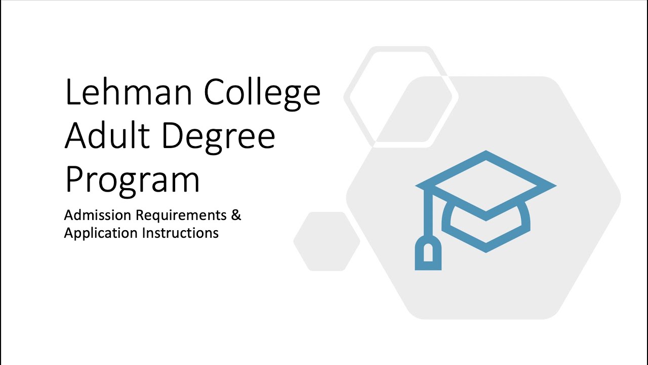 Adult Degree Program Information Session Part 2 | Lehman College