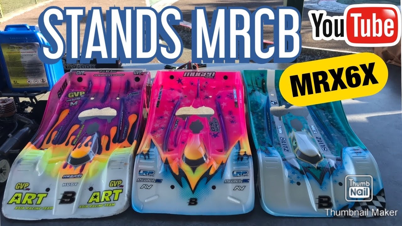 ✅ STANDS MRCB - DEBRIEF CARRO et MOTEURS 4X4 PISTE 1/8  MUGEN MRX6X