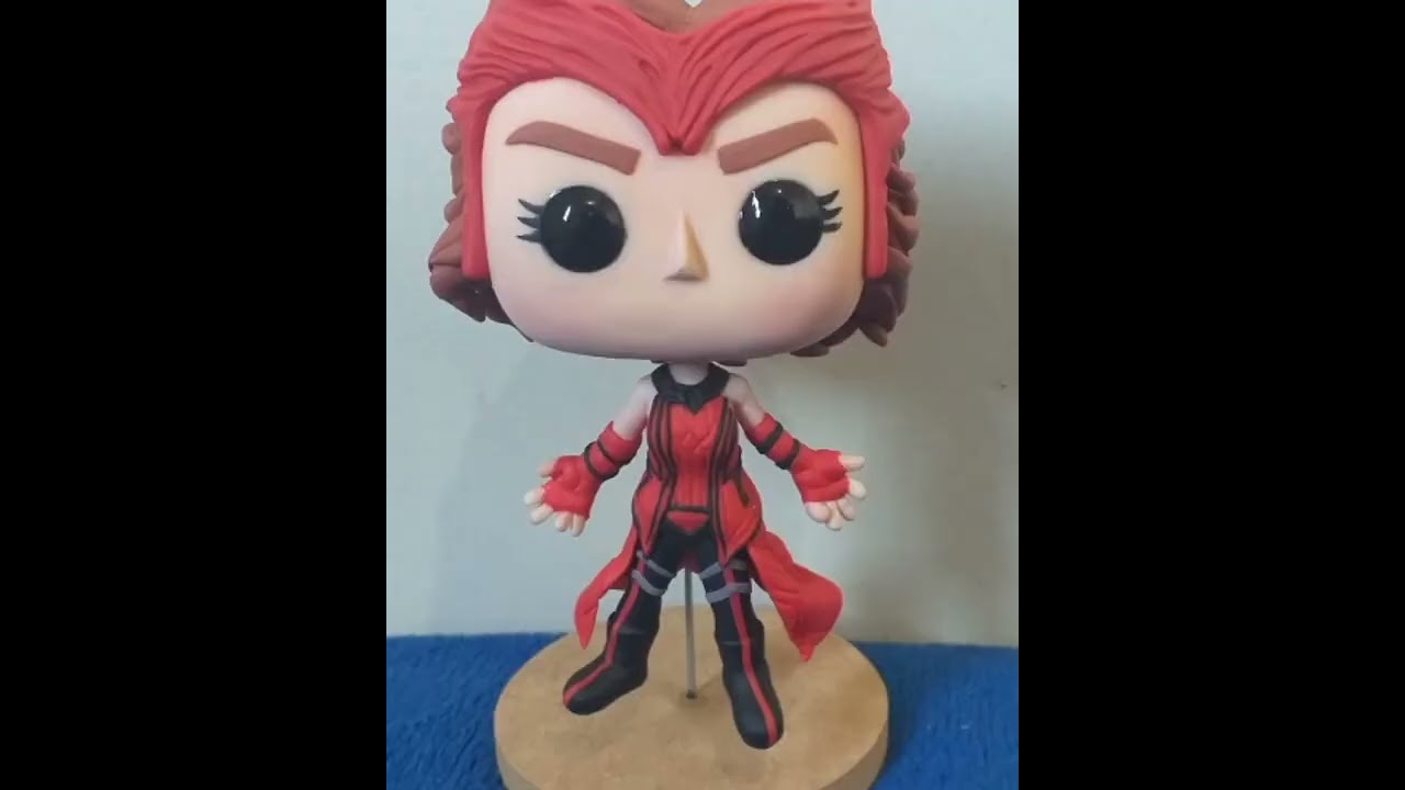 Wanda Scarlet Wich funko pop #biscuit #funko #scarletwitch #diy #shorts #marvel #drstrange #madness