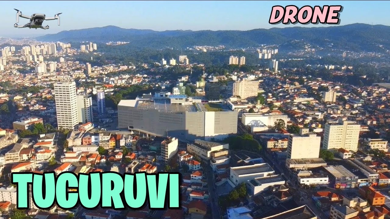 Drone voa no Tucuruvi (TriMais Places, arredores do Metr&ocirc; e mais) - zona norte de S&atilde;o Paulo