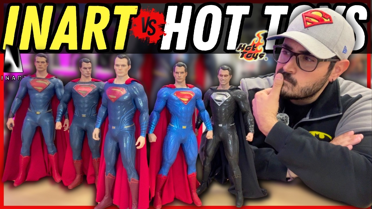 SUPERMAN de INART vs. TODOS los SUPERMAN de HOT TOYS 🔥 ¿Cuál es mejor?