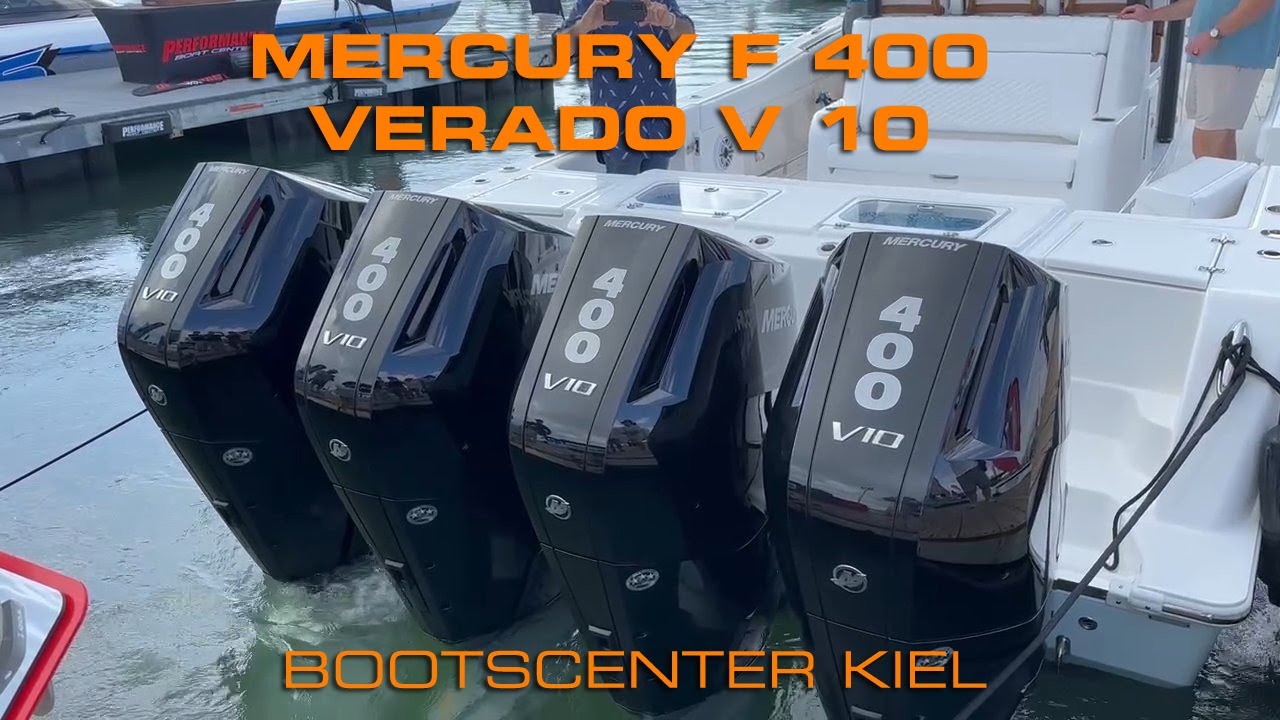 Neuer Mercury V10 4-Takt Au&szlig;enbordmotor 400 PS  F 400 EHPS VERADO V10