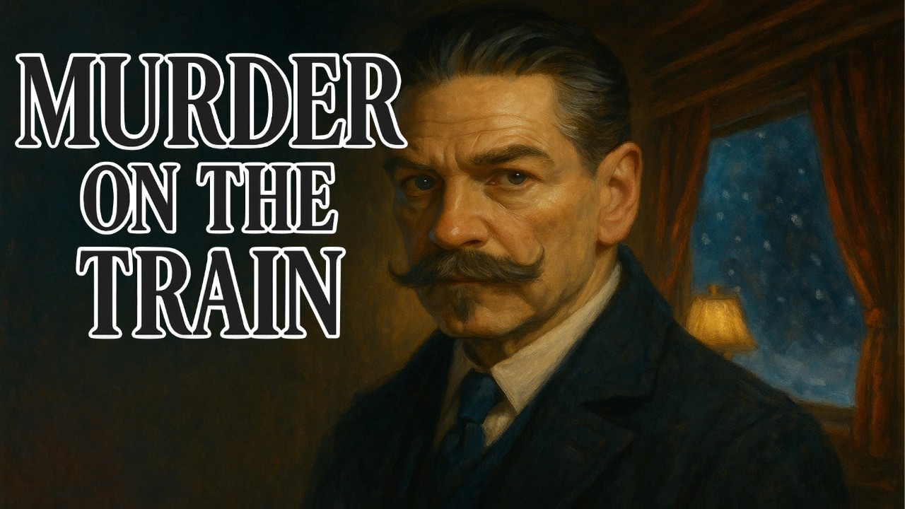 Cozy 1950s Train Murder Mystery + Gentle Snow & Train Ambience | Sleep Story for Adults