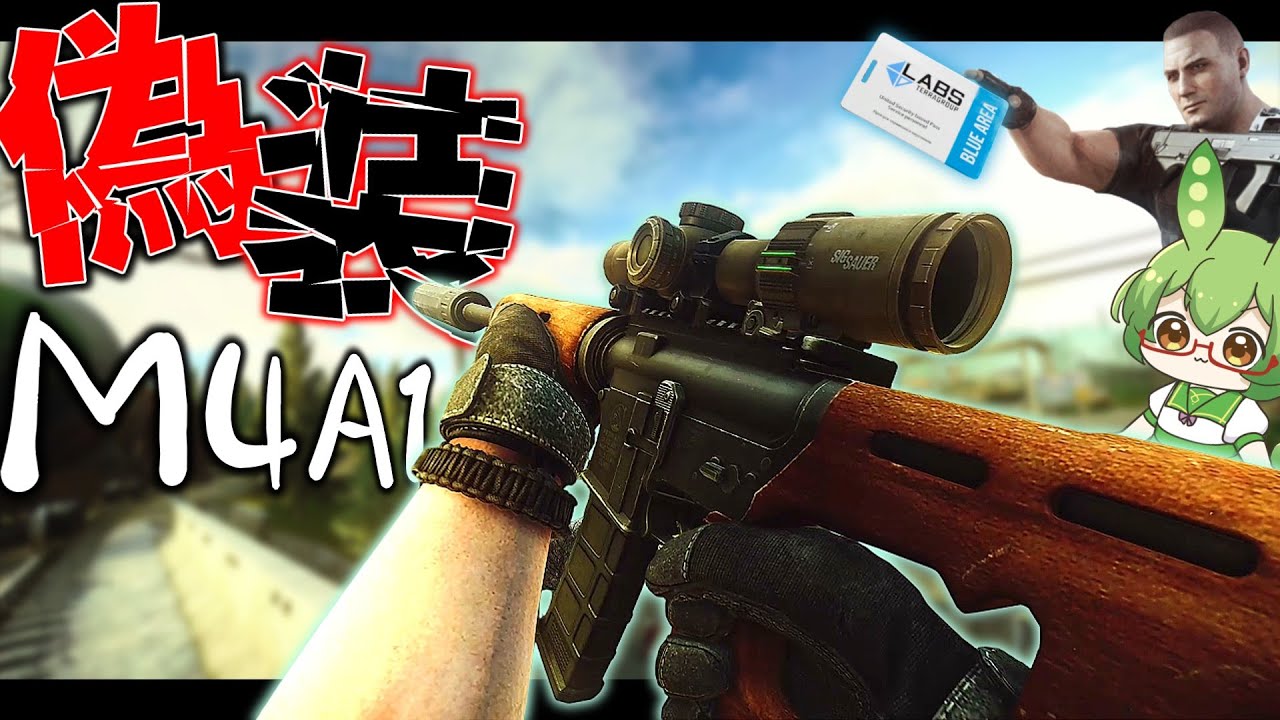 【EFT】パッと見ADARでしかない「偽装M4A1」これ強いと思う？【ずんだもん】【タルコフ】