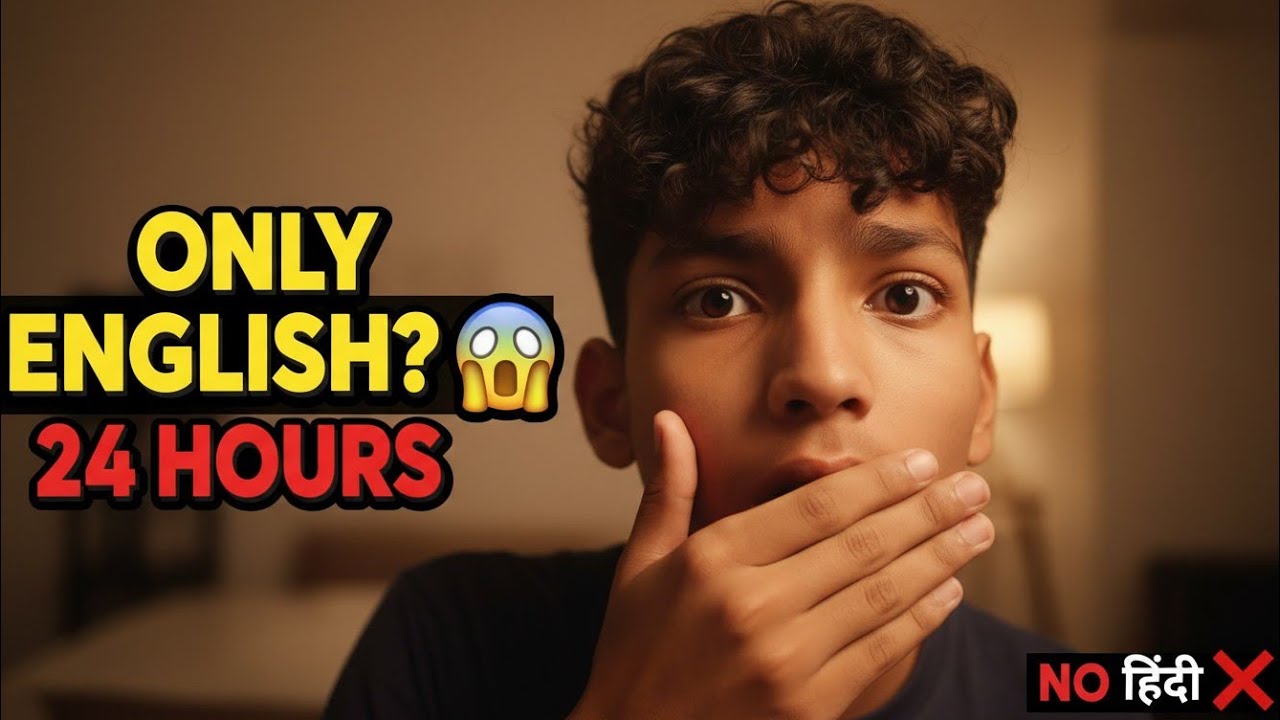 Talking Only in English for 24 Hours 😱